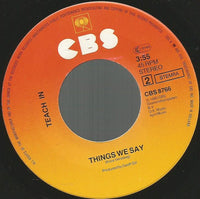 Teach-In : Regrets (7", Single)
