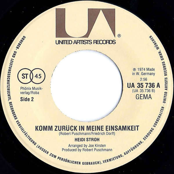 Heidi Stroh : Was Hab Ich Mit Der Liebe Gemacht (7", Single)
