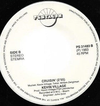 Kevin Village : Black Widow Lover / Cruisin (7", Single)