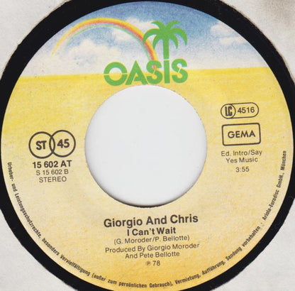 Giorgio* and Chris* : Love's In You »Love's In Me« (7", Single)