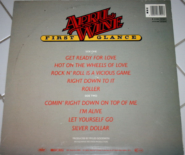 April Wine : First Glance (LP, Album, RE)