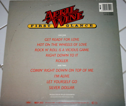 April Wine : First Glance (LP, Album, RE)