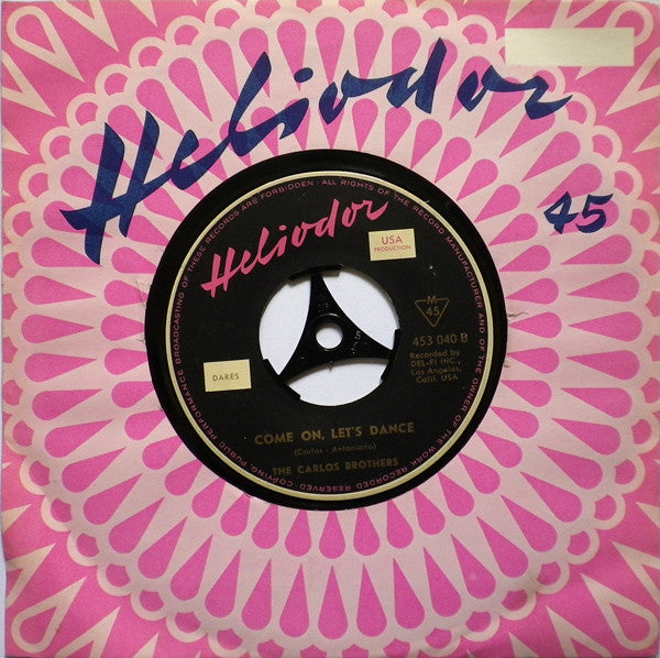 Addrisi Brothers / The Carlos Brothers : Cherrystone / Come On Let's Dance (7")