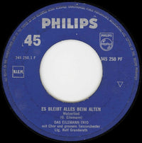 Eilemann-Trio : Es Bleibt Alles Beim Alten / Das Hätt' Ja Noch Viel Schlimmer Kumme Künne (7", Single)