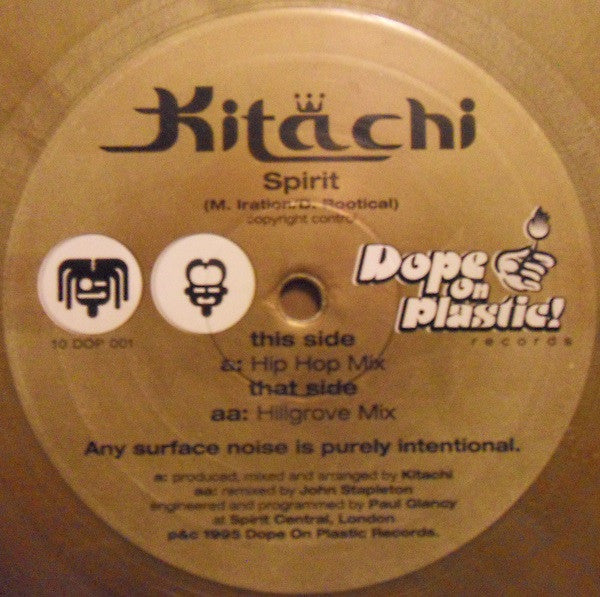 Kitachi : Spirit (10", Ltd, Gol)