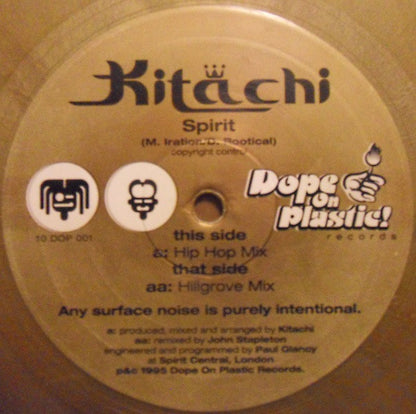 Kitachi : Spirit (10", Ltd, Gol)