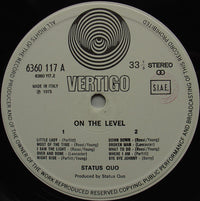 Status Quo : On The Level (LP, Album)
