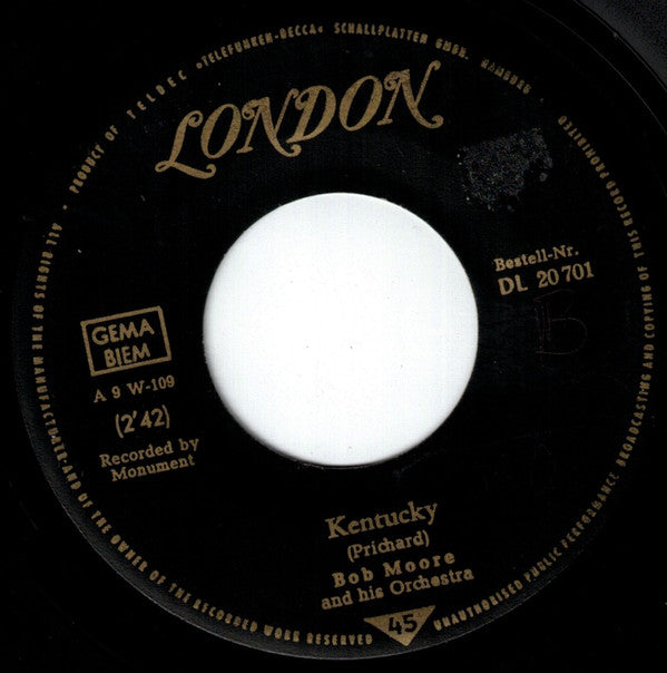 Bob Moore : Kentucky (7", Single)
