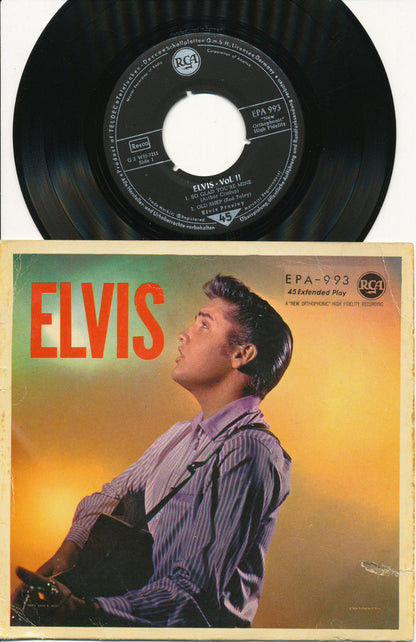 Elvis Presley : Volume II (7", EP, RP)