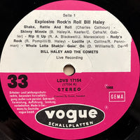 Bill Haley And His Comets : Live Explosive Rock'n'Roll (LP, Album)