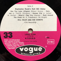 Bill Haley And His Comets : Live Explosive Rock'n'Roll (LP, Album)