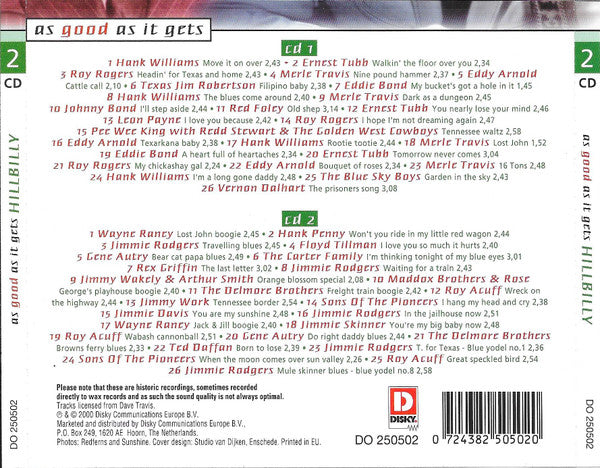 Various : Hillbilly (2xCD, Comp)