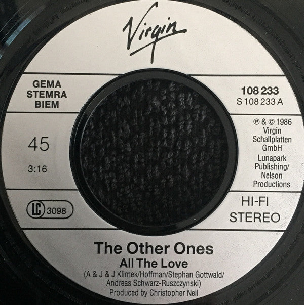 The Other Ones : All The Love (7", Single)