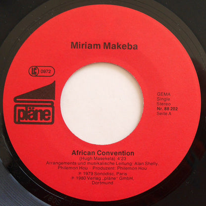 Miriam Makeba : African Convention (7", Single)