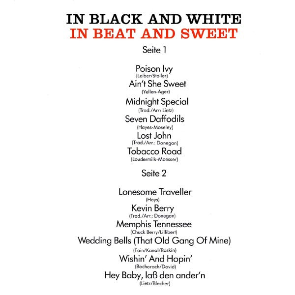 The Lords : Two Originals of The Lords - In Black And White In Beat And Sweet / 2 - Shakin' All Over (2xLP, Comp)