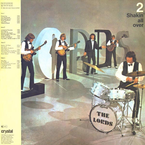 The Lords : Two Originals of The Lords - In Black And White In Beat And Sweet / 2 - Shakin' All Over (2xLP, Comp)