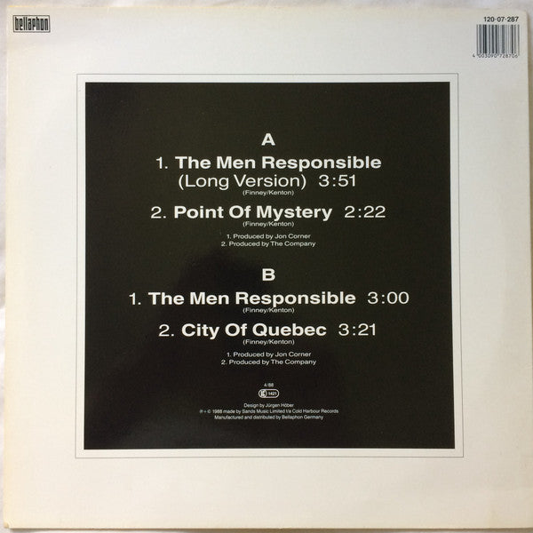 The Company She Keeps : The Men Responsible (12", Maxi)