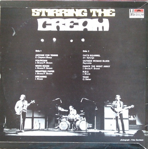 Cream (2) : Stirring The Cream (LP, Comp)