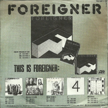 Foreigner : Growing Up The Hard Way (7", Single)