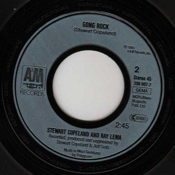 Stewart Copeland And Ray Lema : Koteja (7")