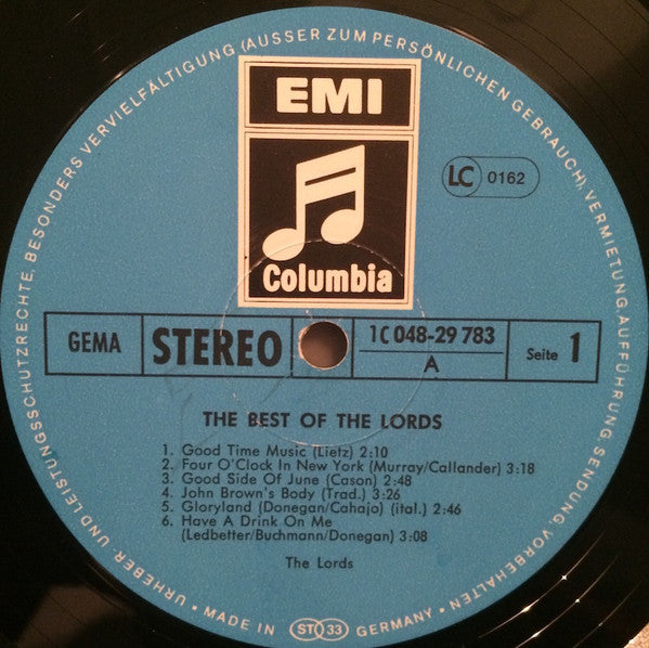 The Lords : The Best Of The Lords (LP, Comp, RE)