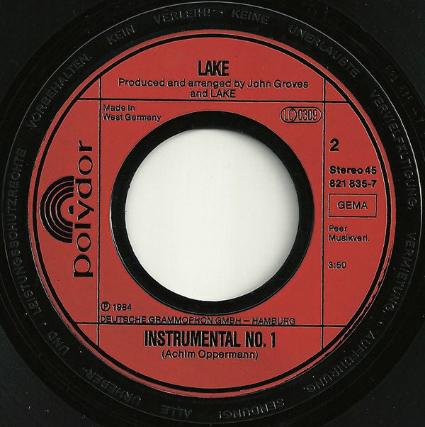 Lake (2) : Dreams In The Night (7", Single)