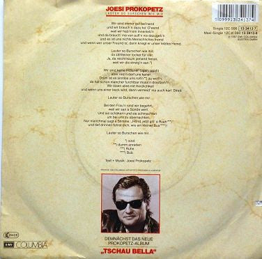 Joesi Prokopetz : Lauter So Burschen Wie Mir (7", Single)
