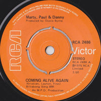 Marty, Paul & Danny : Coming Alive Again / Water Lady (7", Single, Pus)