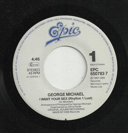 George Michael : I Want Your Sex (7", Single)