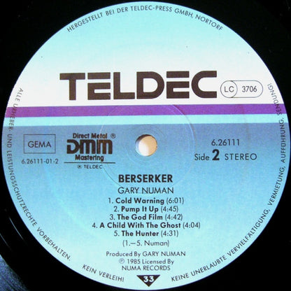 Gary Numan : Berserker (LP, Album)