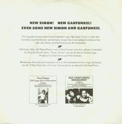 Simon & Garfunkel Plus Art Garfunkel Plus Paul Simon : My Little Town (7", Single)