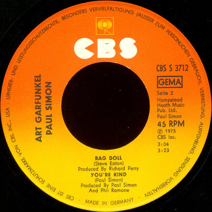 Simon & Garfunkel Plus Art Garfunkel Plus Paul Simon : My Little Town (7", Single)