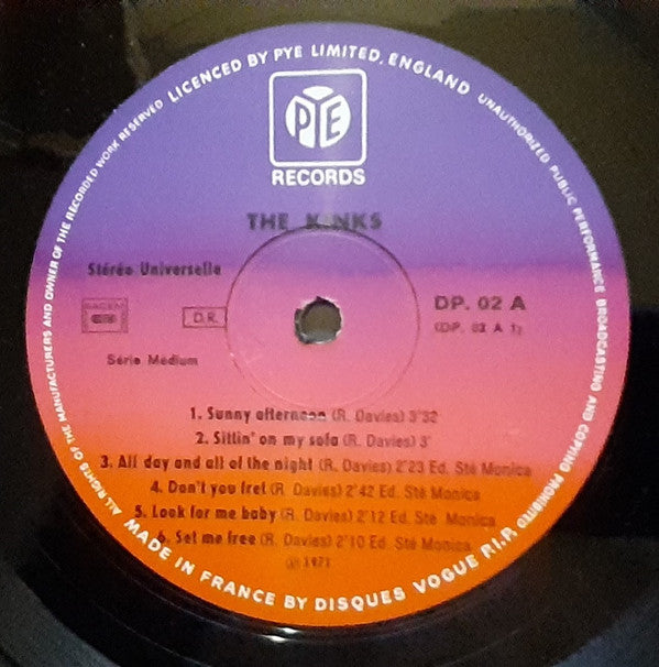 The Kinks : The Kinks (2xLP, Comp, RE)