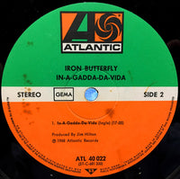 Iron Butterfly : In-A-Gadda-Da-Vida (LP, Album, RP)
