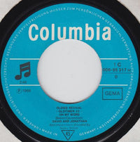 David & Jonathan : Lovers Of The World Unite (7", Single, RE)