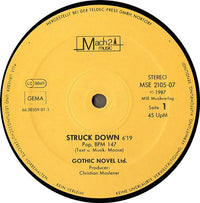 Gothic Novel Ltd. : Don't Do It / Struck Down (12", Maxi)