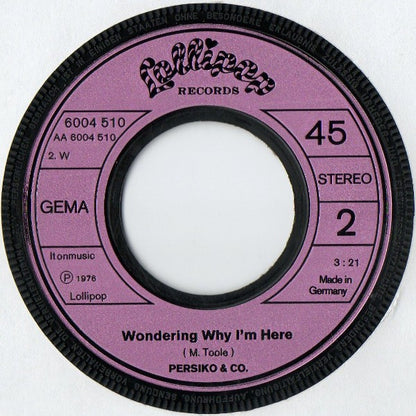 Persiko & Co. : The Last Time (7", Single)