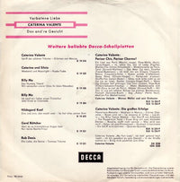 Caterina Valente : Verbotene Liebe / Das And're Gesicht (7", Single)