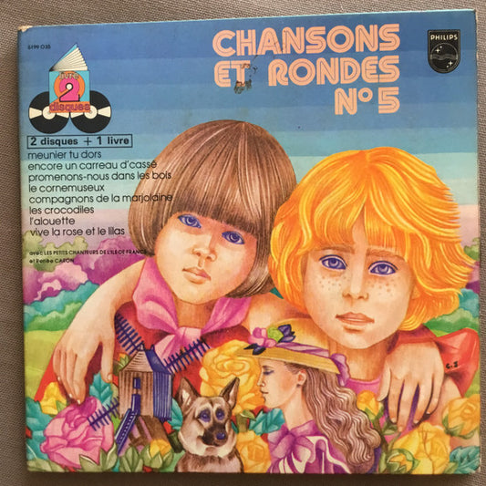 Les Petits Chanteurs De L'Ile De France Et Renée Caron : Chansons Et Rondes Nº 5 (2x7", Mono, RE)