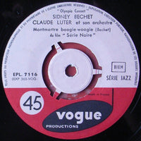 Sidney Bechet, Claude Luter Et Son Orchestre : Olympia Concert (7", EP, RE, 3-p)