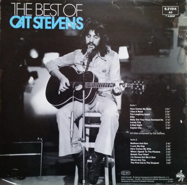 Cat Stevens : The Best Of Cat Stevens (LP, Comp, RE)