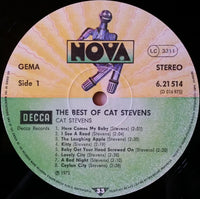 Cat Stevens : The Best Of Cat Stevens (LP, Comp, RE)