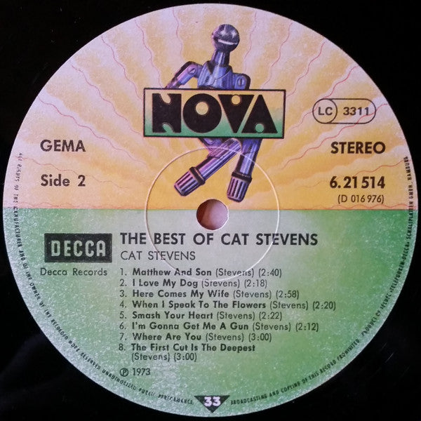 Cat Stevens : The Best Of Cat Stevens (LP, Comp, RE)