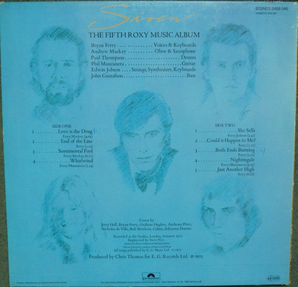 Roxy Music : Siren (LP, Album, RE)