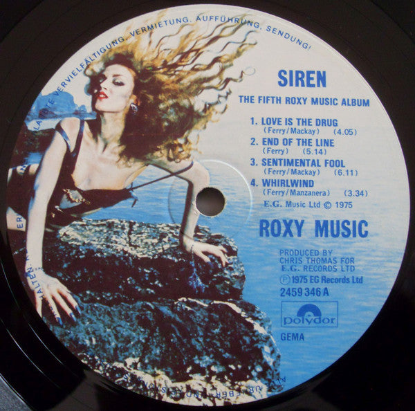 Roxy Music : Siren (LP, Album, RE)