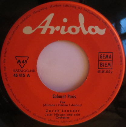 Zarah Leander : Was Wissen Männer Von Liebe? (7", Single)