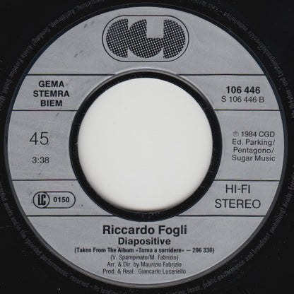Riccardo Fogli : Torna A Sorridere (7", Single)