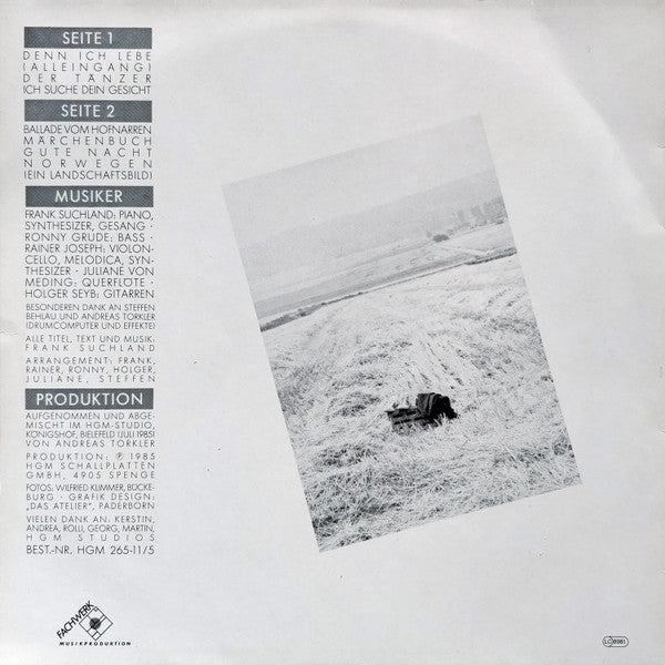 Frank Suchland : Alleingang (LP, Album)
