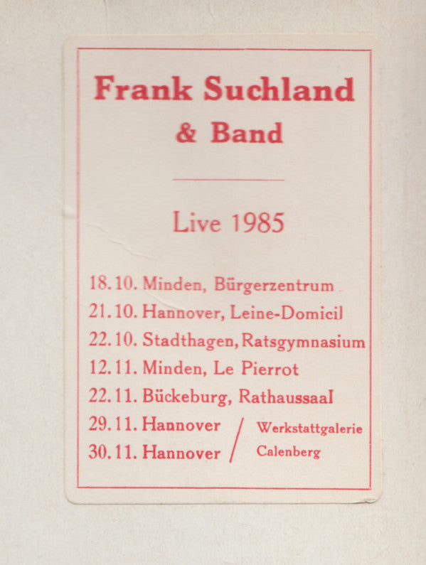 Frank Suchland : Alleingang (LP, Album)