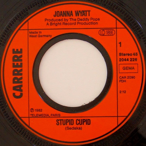 Joanna Wyatt : Stupid Cupid (7", Single)